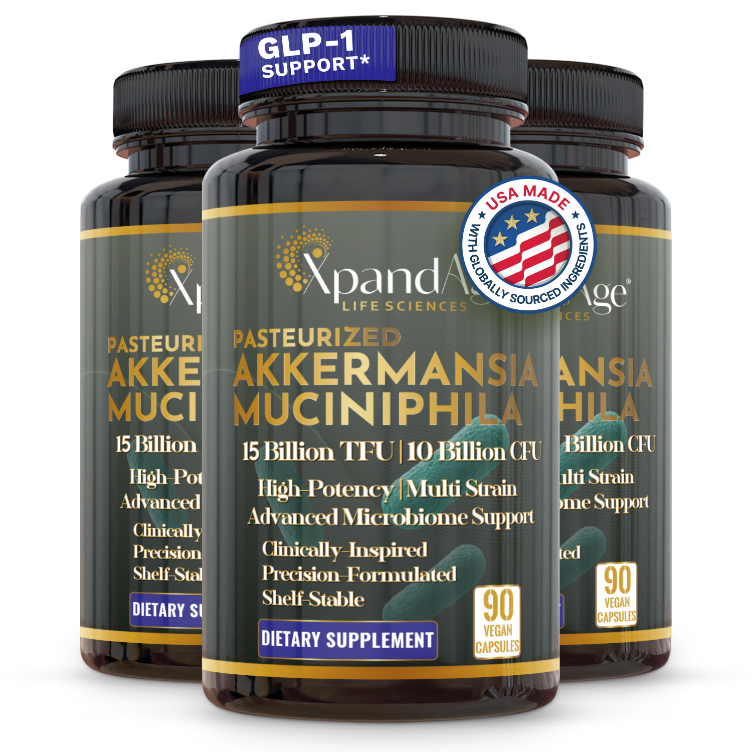 Akkermansia Muciniphila with Multi-Strain Probiotic 3-Month Supply