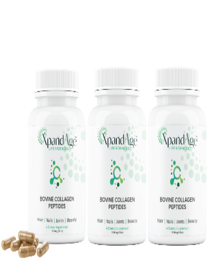Buy 2 & get 1 free – Bovine Collagen Peptide Capsules