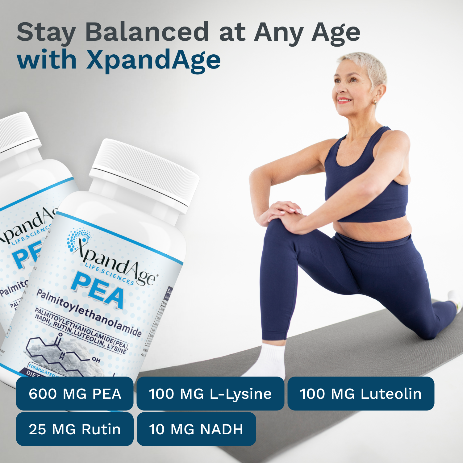 Palmitoylethanolamide (PEA) 600mg