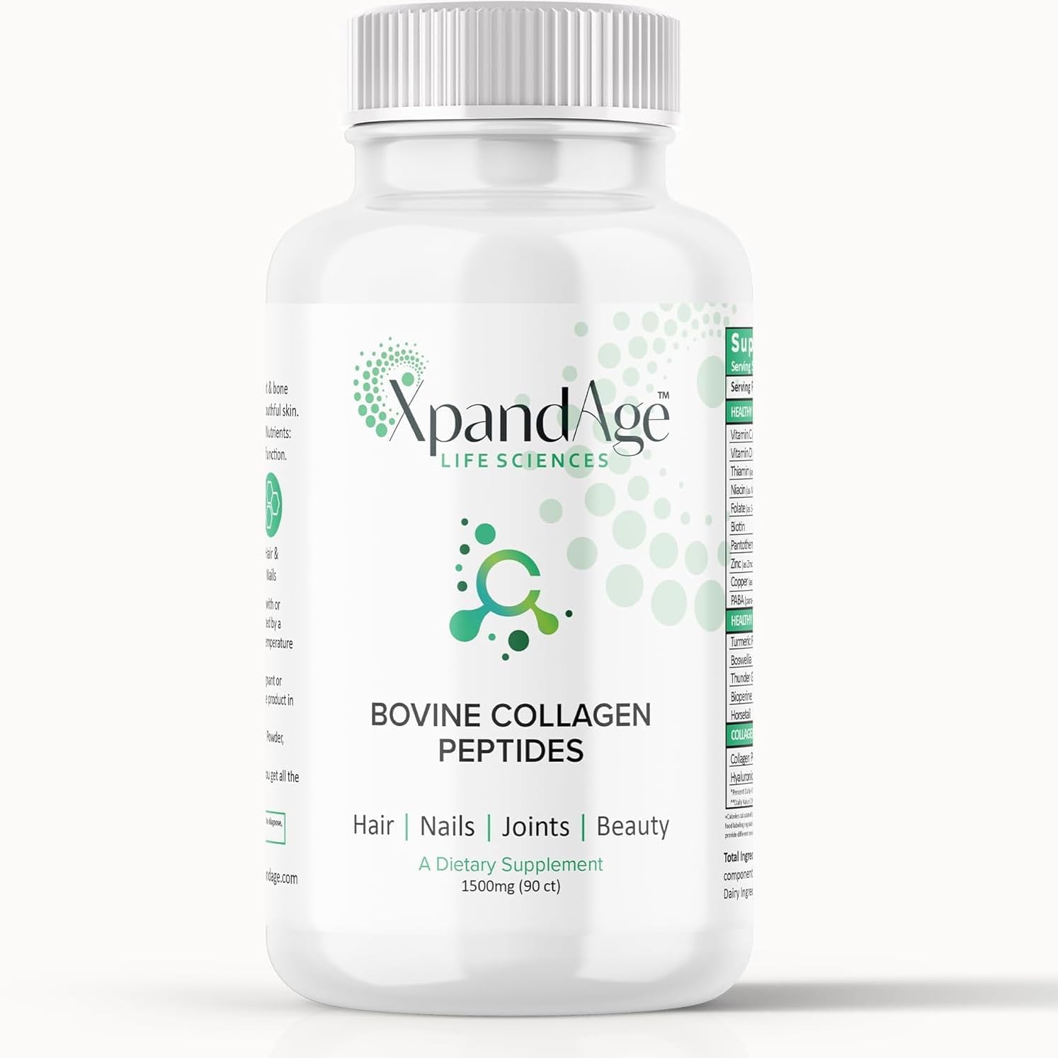 3 months supply bundle – 3 Bovine Collagen Peptide Capsule Bottles