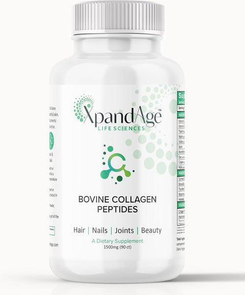 3 months supply bundle – 3 Bovine Collagen Peptide Capsule Bottles