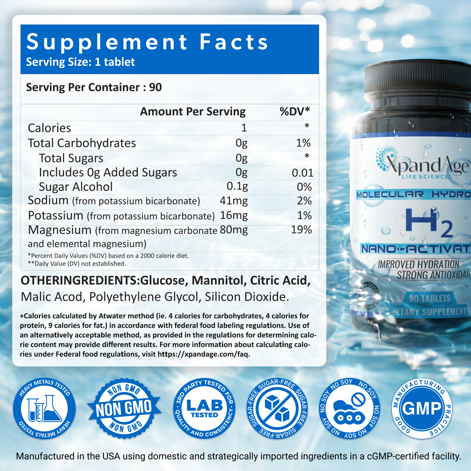 Xpandage H2 Molecular Hydrogen